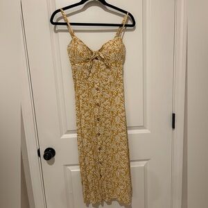 Summer Maxi Dress - Yellow - Size Medium